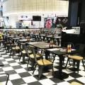 Fat Papas - Century Square | Product Seen: [Dojo Sidechair – Wood Seat & Customised Laminated Tabletop + Cosson Table base]